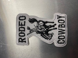 Iron On Cowboy Patches, Qty 8