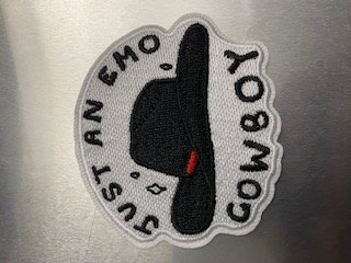 Iron On Cowboy Patches, Qty 8