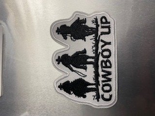 Iron On Cowboy Patches, Qty 8