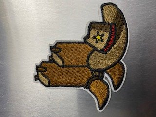 Iron On Cowboy Patches, Qty 8