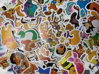 100 pcs Waterproof Vinyl Stickers (variety as shown in image)
