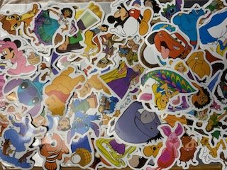 100 pcs Waterproof Vinyl Stickers (variety as shown in image)