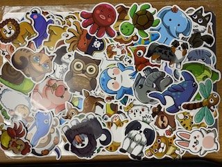 100 pcs Waterproof Vinyl Decals / Stickers for Tumblers