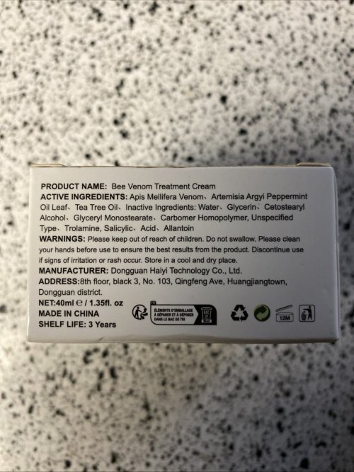 Bee Venom Treatment Cream