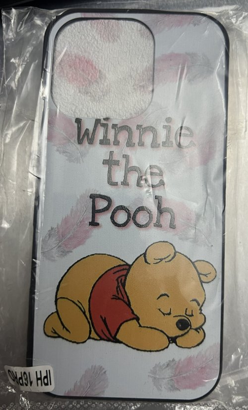 Winnie the Pooh phone case compatible with Iphone 15 Pro