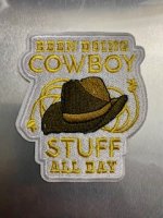 Iron On Cowboy Patches, Qty 8