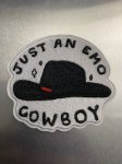 Iron On Cowboy Patches, Qty 8