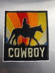 Iron On Cowboy Patches, Qty 8