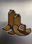 Iron On Cowboy Patches, Qty 8
