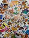 100 pcs Waterproof Vinyl Stickers (variety as shown in image)