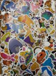 100 pcs Waterproof Vinyl Stickers (variety as shown in image)